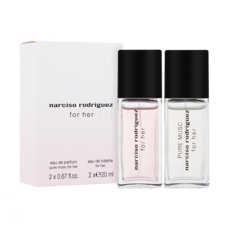 Narciso Rodriguez For Her Pure Musc Geschenkset Eau de Parfum 20 ml + Eau de Toilette For Her 20 ml