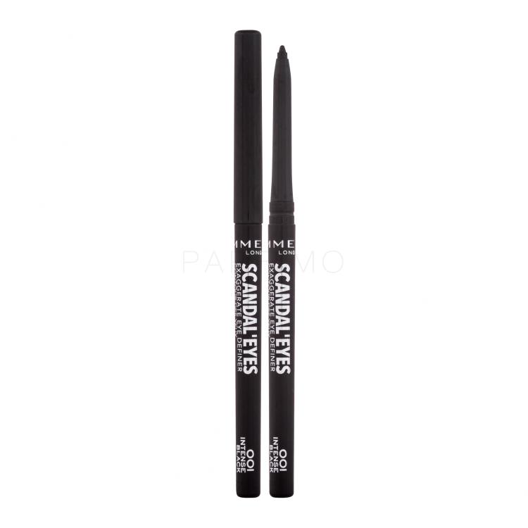 Rimmel London Scandal Eyes Exaggerate Eye Definer Kajalstift für Frauen 0,35 g Farbton  001 Intense Black