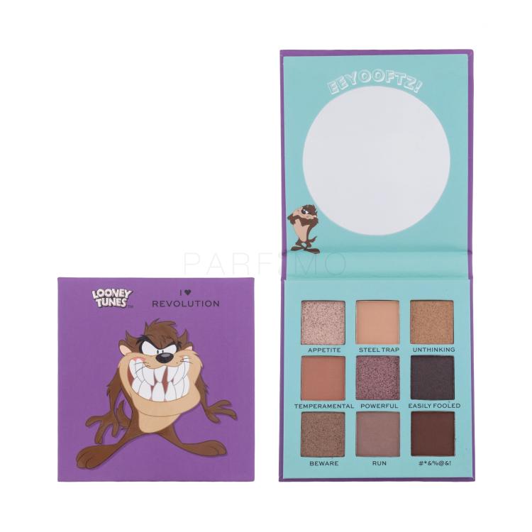 I Heart Revolution Looney Tunes Eyeshadow Palette Lidschatten für Frauen 9 g Farbton  Taz
