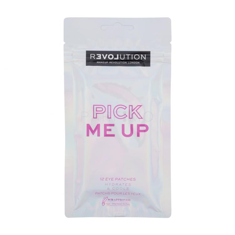 Revolution Relove Pick Me Up Hydrates &amp; Cools Eye Patches Augenmaske für Frauen 12 St.