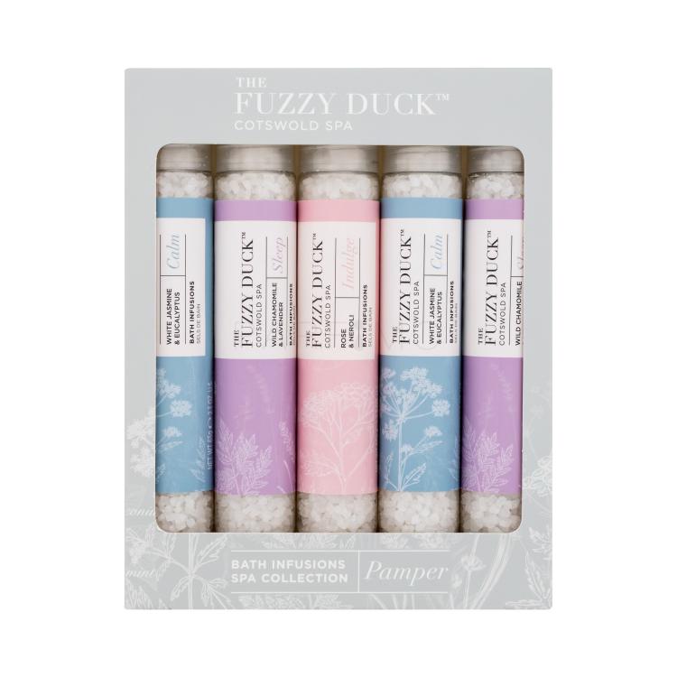 Baylis &amp; Harding The Fuzzy Duck Cotswold Spa Geschenkset Badesalz The Fuzzy Duck Cotswold Spa Calm 2 x 65 g + Badesalz The Fuzzy Duck Cotswold Spa Sleep 2 x 65 g + Badesalz The Fuzzy Duck Cotswold Spa Indulge 65 g