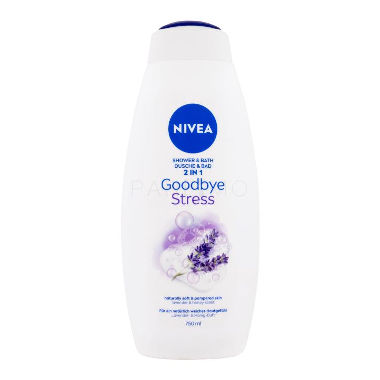 Nivea Goodbye Stress Shower &amp; Bath 2 IN 1 Duschgel für Frauen 750 ml