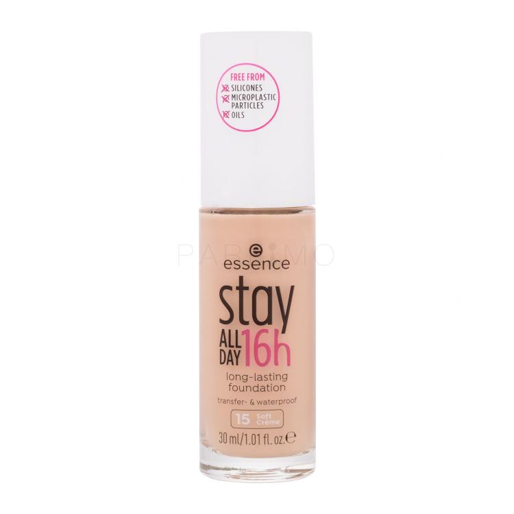 Essence Stay All Day 16h Foundation für Frauen 30 ml Farbton  15 Soft Créme