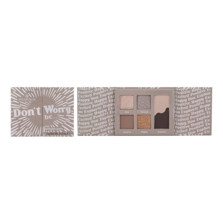 Essence Don´t Worry Be... Mini Eyeshadow Palette Lidschatten für Frauen 5 g