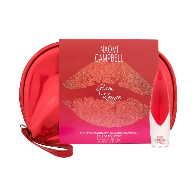 Naomi Campbell Glam Rouge Geschenkset Eau de Toilette 15 ml + Kosmetiketui