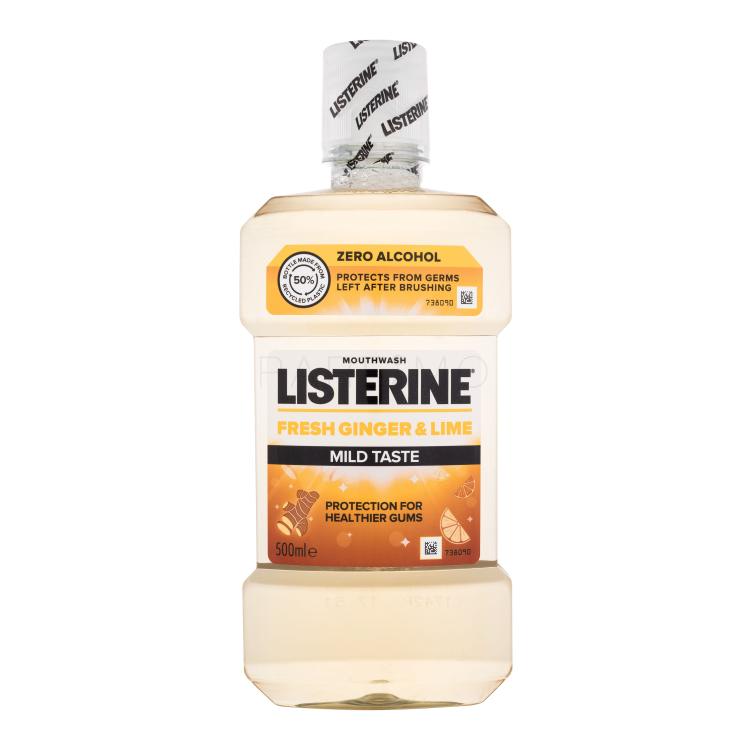 Listerine Fresh Ginger &amp; Lime Mild Taste Mouthwash Mundwasser 500 ml