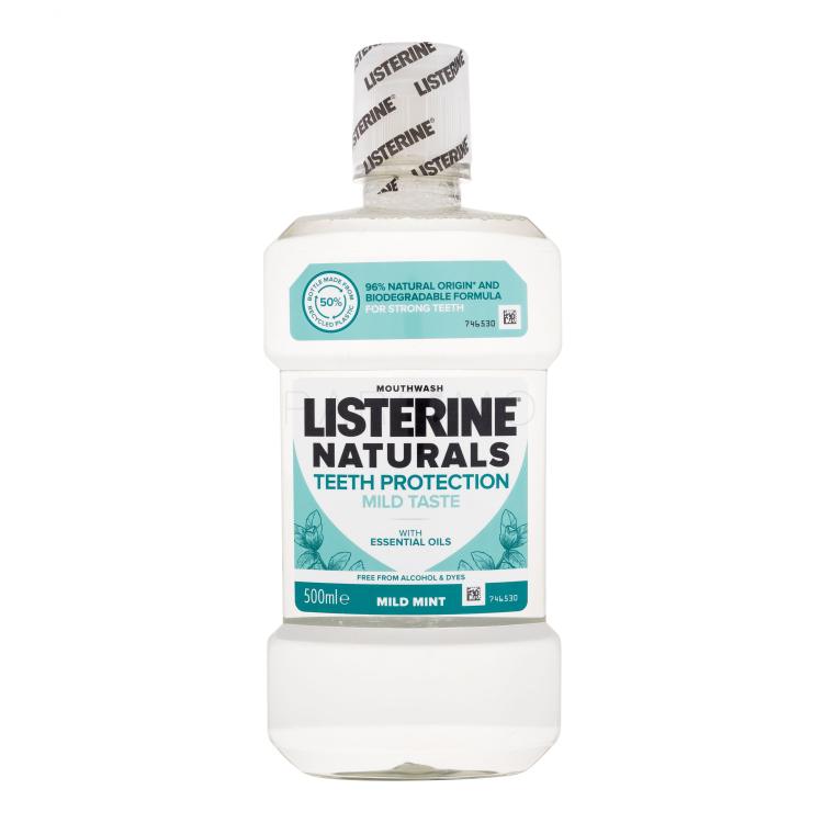 Listerine Naturals Teeth Protection Mild Taste Mouthwash Mundwasser 500 ml