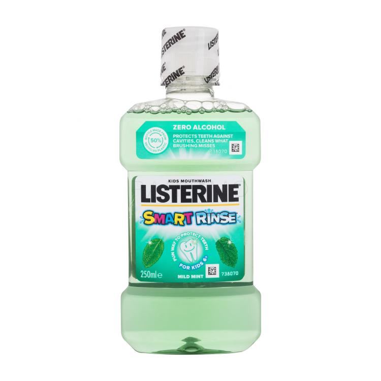 Listerine Smart Rinse Mild Mint Mouthwash Mundwasser für Kinder 250 ml