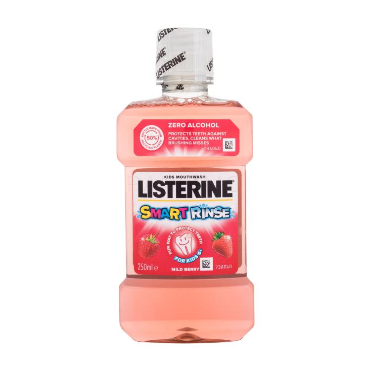 Listerine Smart Rinse Mild Berry Mouthwash Mundwasser für Kinder 250 ml