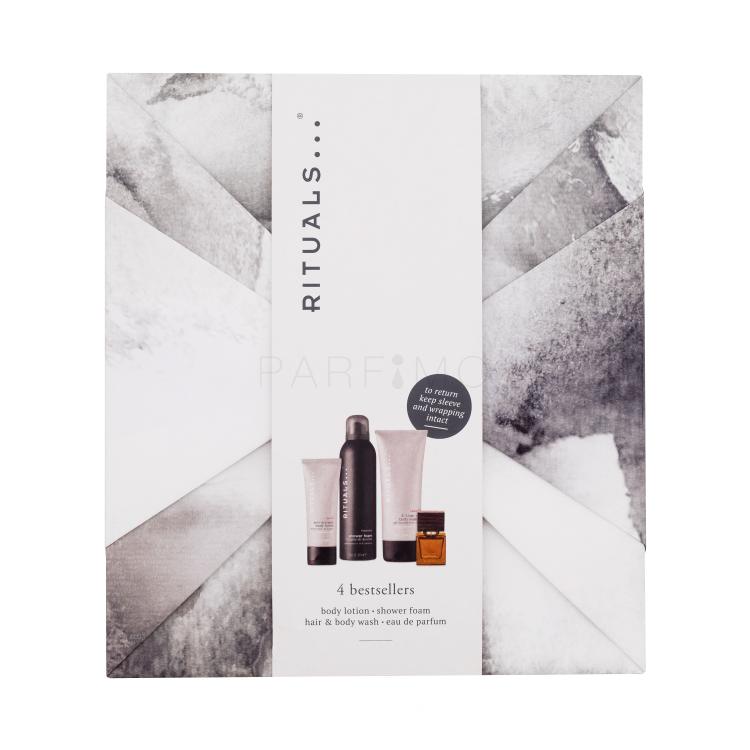 Rituals Homme 4 Bestsellers Geschenkset Eau de Parfum Homme 15 ml + Duschgel Homme Sport 200 ml + Duschschaum Homme 200 ml + Körpermilch Homme Sport 70 ml