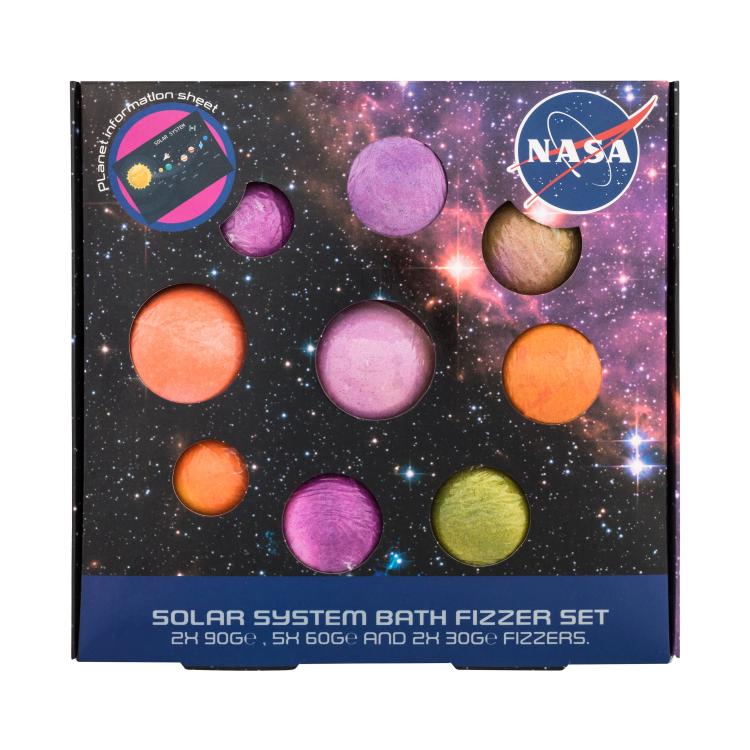NASA Solar System Bath Fizzer Set Geschenkset Badebombe 2 x 90 g + Badebombe 5 x 60 g + Badebombe 2 x 30 g