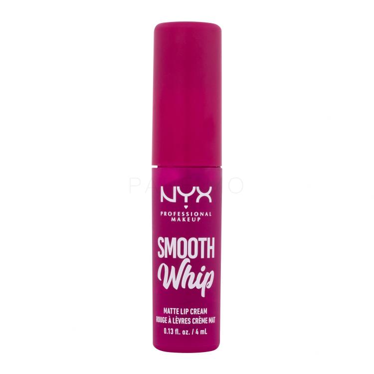 NYX Professional Makeup Smooth Whip Matte Lip Cream Lippenstift für Frauen 4 ml Farbton  09 Bday Frosting