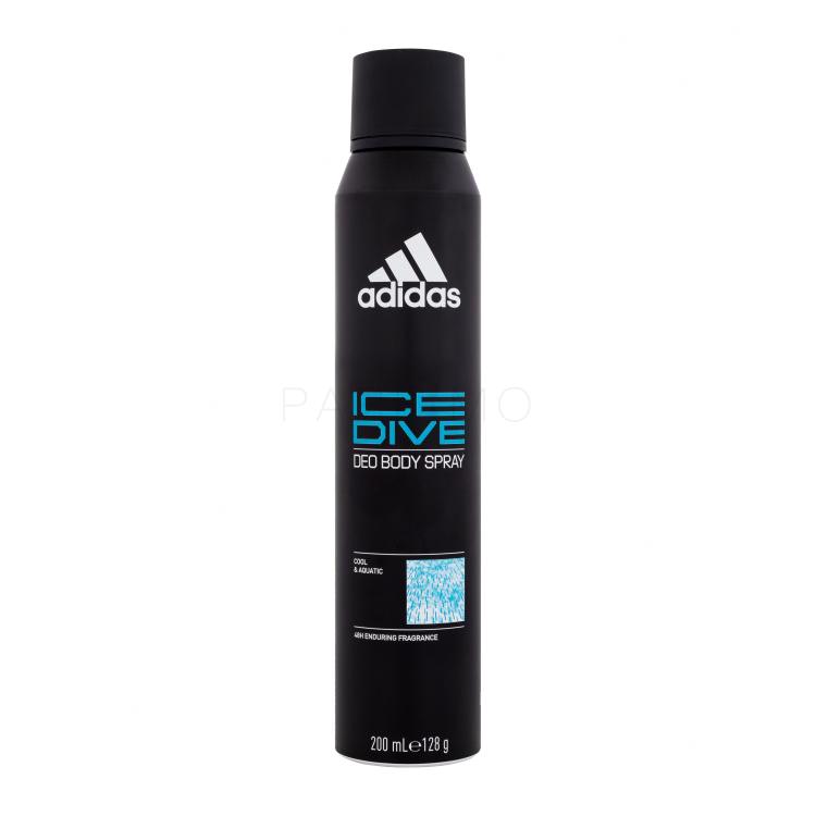 Adidas Ice Dive Deo Body Spray 48H Deodorant für Herren 200 ml