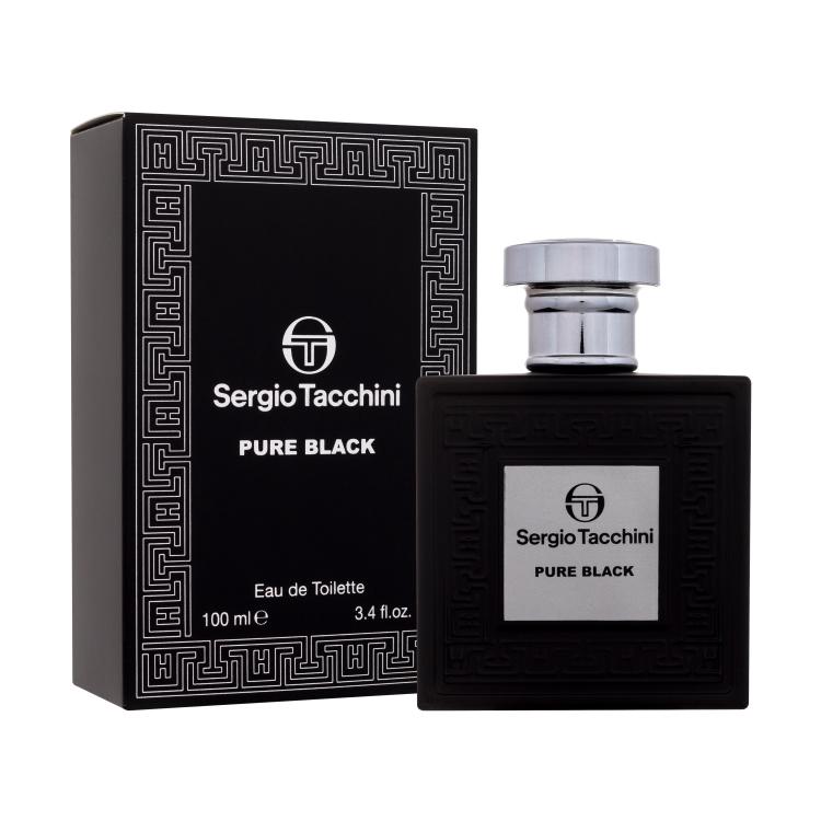 Sergio Tacchini Pure Black Eau de Toilette für Herren 100 ml