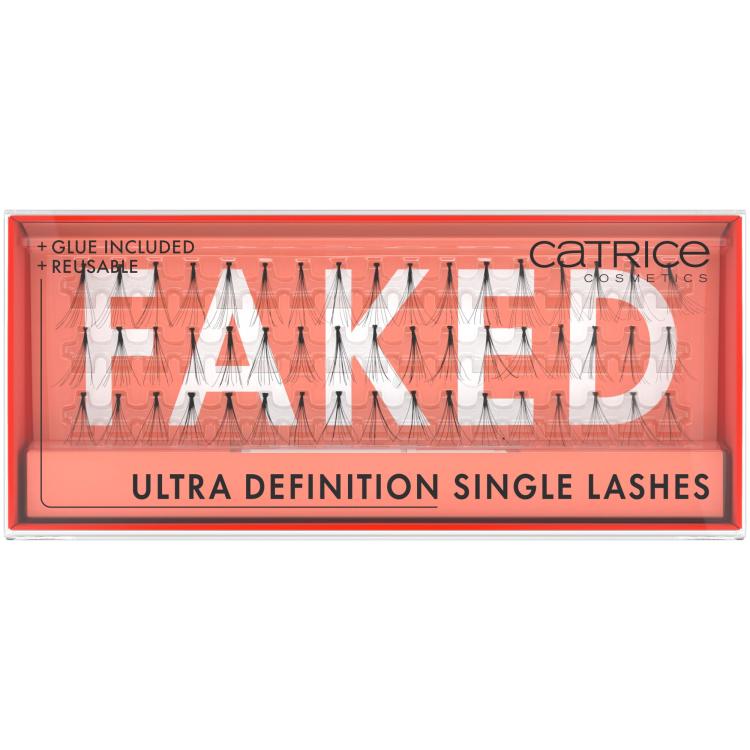 Catrice Faked Ultra Definition Single Lashes Falsche Wimpern für Frauen 51 St. Farbton  Black