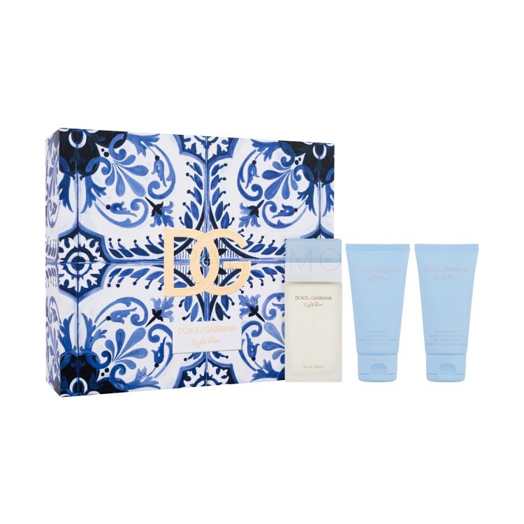 Dolce&amp;Gabbana Light Blue Geschenkset Eau de Toilette 50 ml + Körpercreme 50 ml + Duschgel 50 ml