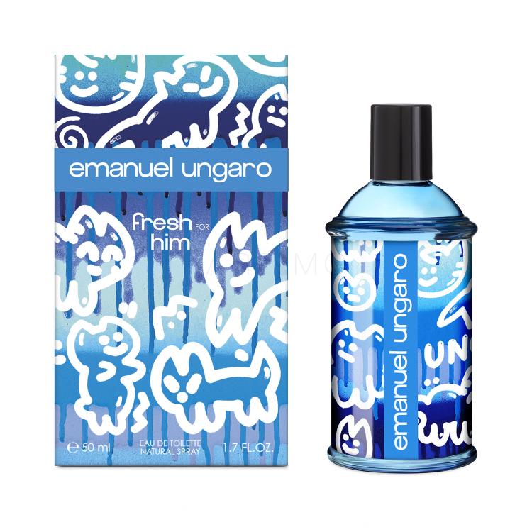 Emanuel Ungaro Fresh For Him Eau de Toilette für Herren 50 ml