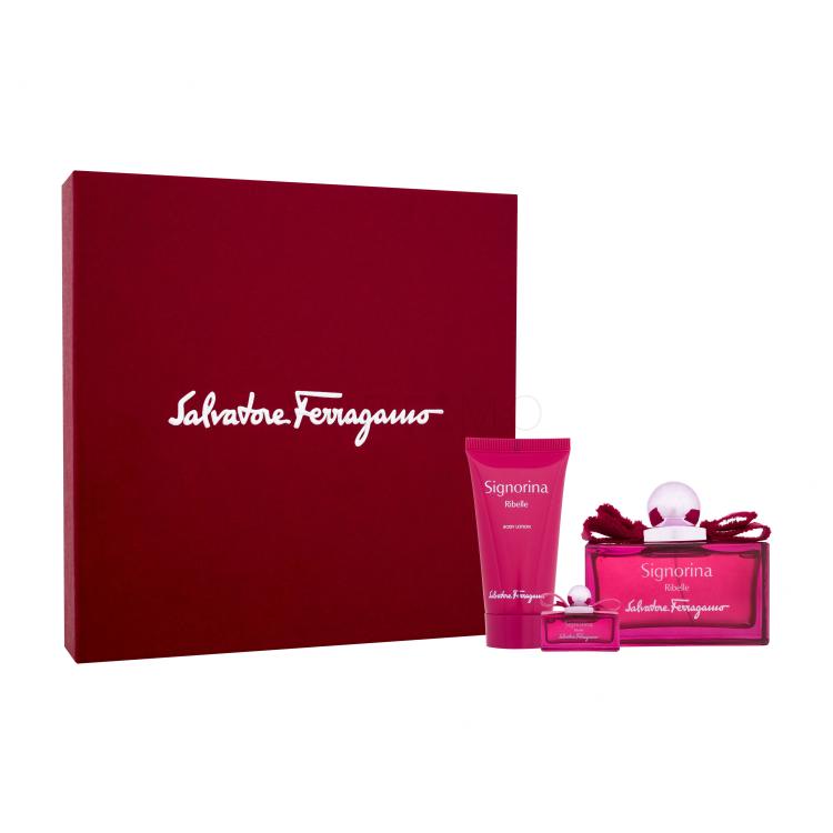 Salvatore Ferragamo Signorina Ribelle Geschenkset Eau de Parfum 100 ml + Körpermilch 50 ml + Eau de Parfum 5 ml