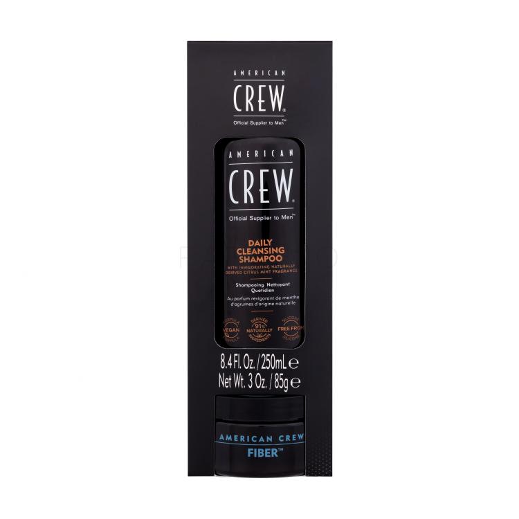 American Crew Daily Cleansing Geschenkset Daily Cleansing Shampoo 250 ml + Haarpaste Fiber 85 g