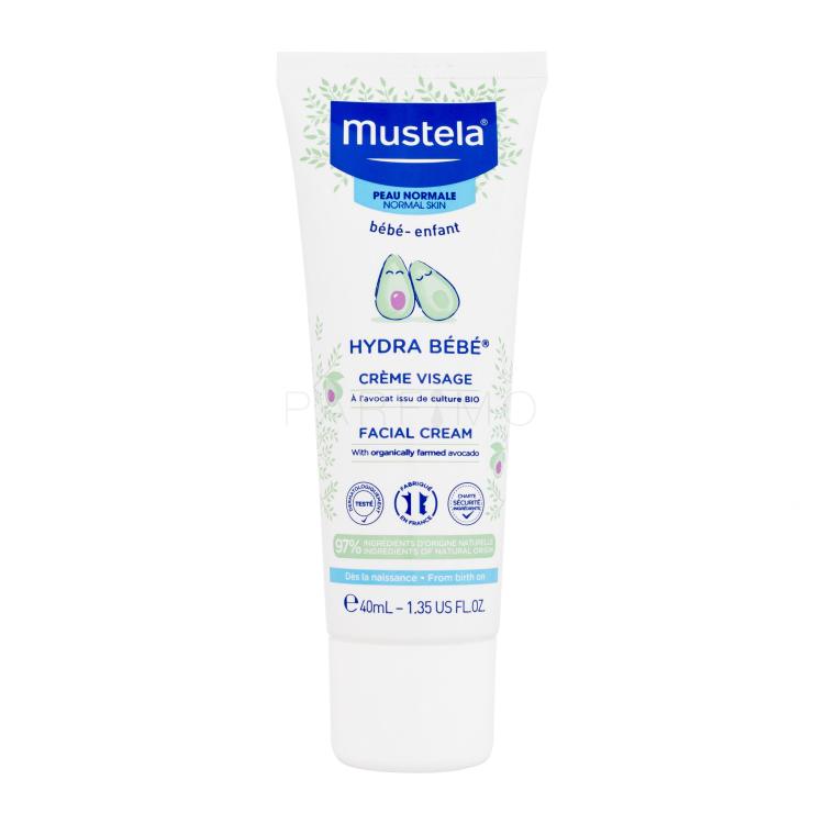 Mustela Hydra Bébé® Facial Cream Tagescreme für Kinder 40 ml