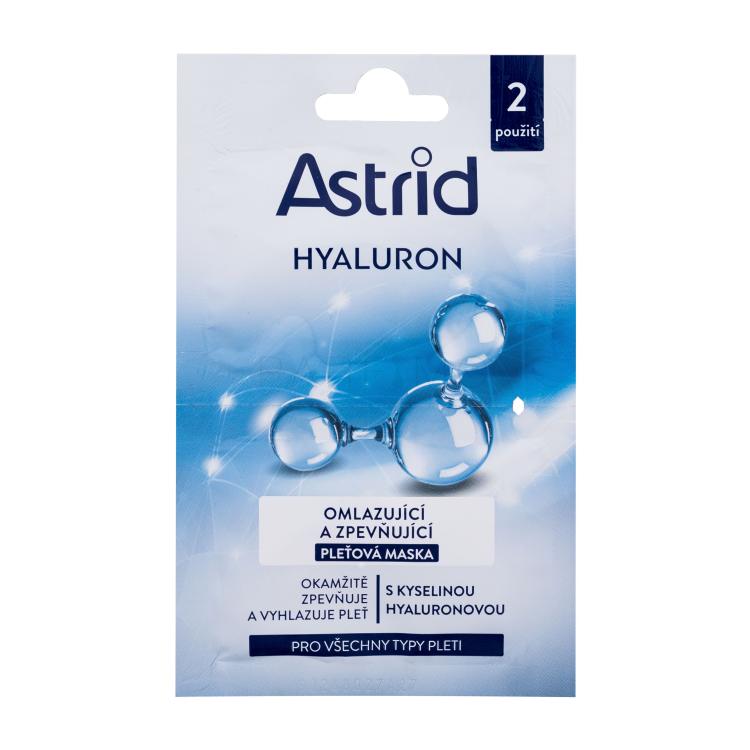Astrid Hyaluron Rejuvenating And Firming Facial Mask Gesichtsmaske für Frauen 2x8 ml