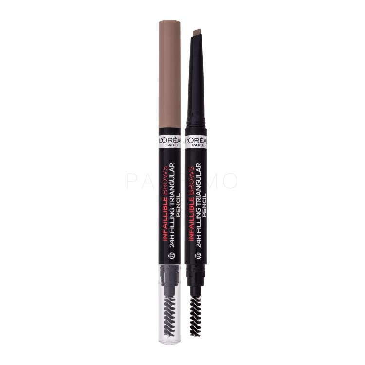 L&#039;Oréal Paris Infaillible Brows 24H Filling Triangular Pencil Augenbrauenstift für Frauen 1 ml Farbton  06 Dark Blonde