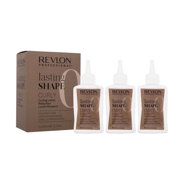 Revlon Professional Lasting Shape Curly Curling Lotion Resistant Hair 0 Für Locken für Frauen 3x100 ml