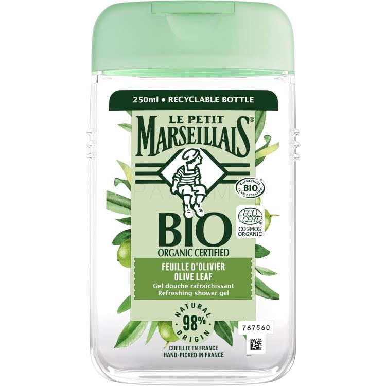 Le Petit Marseillais Bio Organic Certified Olive Leaf Refreshing Shower Gel Duschgel 250 ml