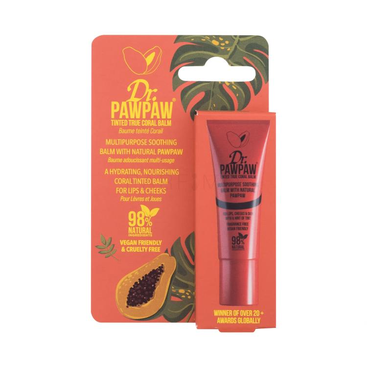 Dr. PAWPAW Balm Tinted True Coral Lippenbalsam für Frauen 10 ml
