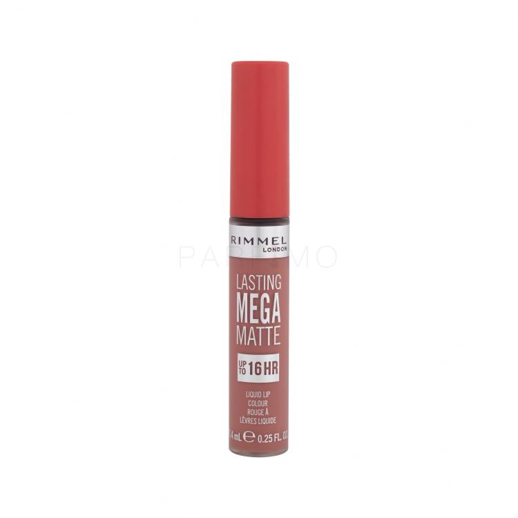 Rimmel London Lasting Mega Matte Liquid Lip Colour Lippenstift für Frauen 7,4 ml Farbton  Pink Blink