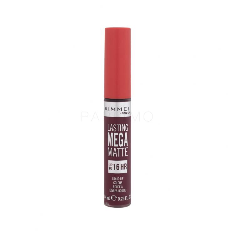 Rimmel London Lasting Mega Matte Liquid Lip Colour Lippenstift für Frauen 7,4 ml Farbton  Plum This Show