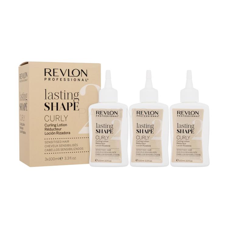 Revlon Professional Lasting Shape Curly Curling Lotion Sensitised Hair 2 Für Locken für Frauen 3x100 ml