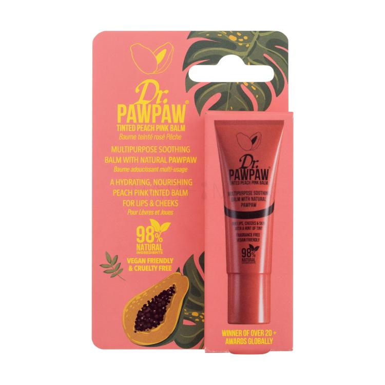 Dr. PAWPAW Balm Tinted Peach Pink Lippenbalsam für Frauen 10 ml