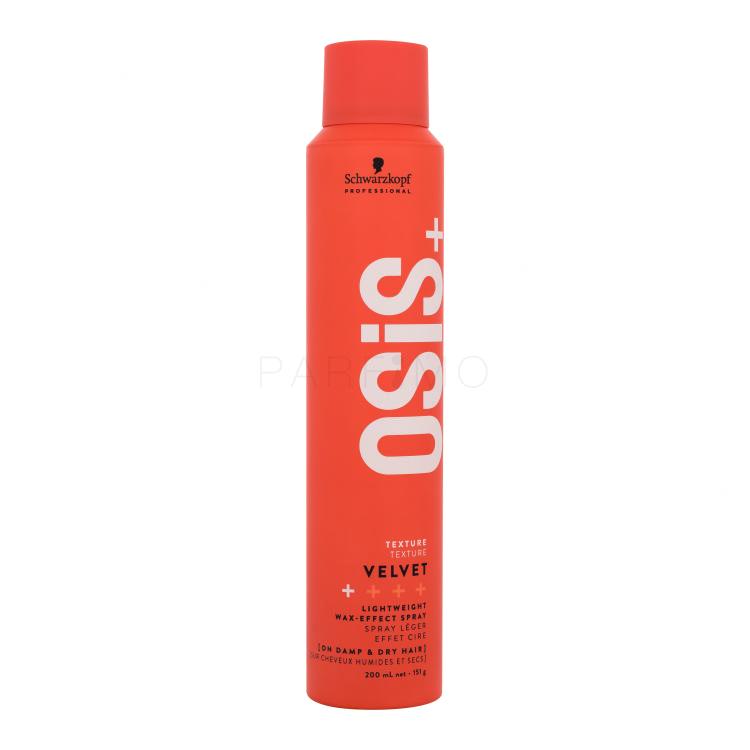 Schwarzkopf Professional Osis+ Velvet Lightweight Wax-Effect Spray Haarspray für Frauen 200 ml