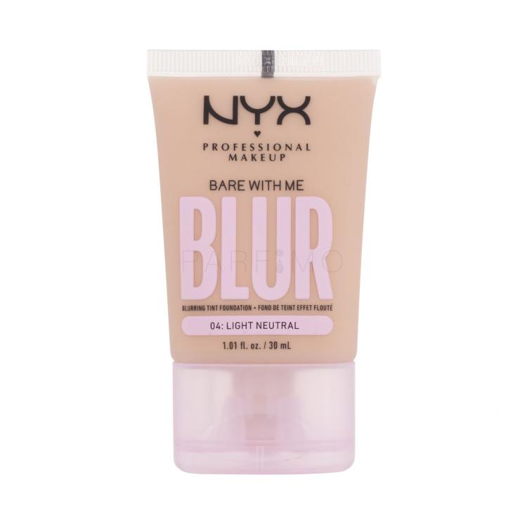 NYX Professional Makeup Bare With Me Blur Tint Foundation Foundation für Frauen 30 ml Farbton  04 Light Neutral