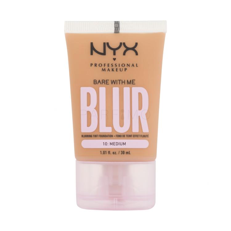 NYX Professional Makeup Bare With Me Blur Tint Foundation Foundation für Frauen 30 ml Farbton  10 Medium