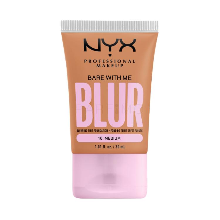 NYX Professional Makeup Bare With Me Blur Tint Foundation Foundation für Frauen 30 ml Farbton  10 Medium