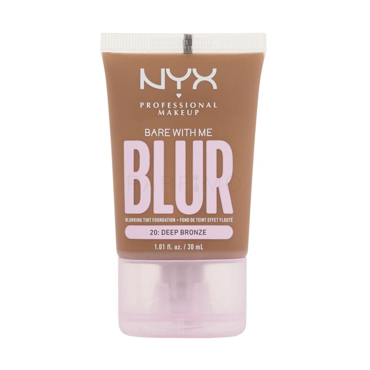 NYX Professional Makeup Bare With Me Blur Tint Foundation Foundation für Frauen 30 ml Farbton  20 Deep Bronze