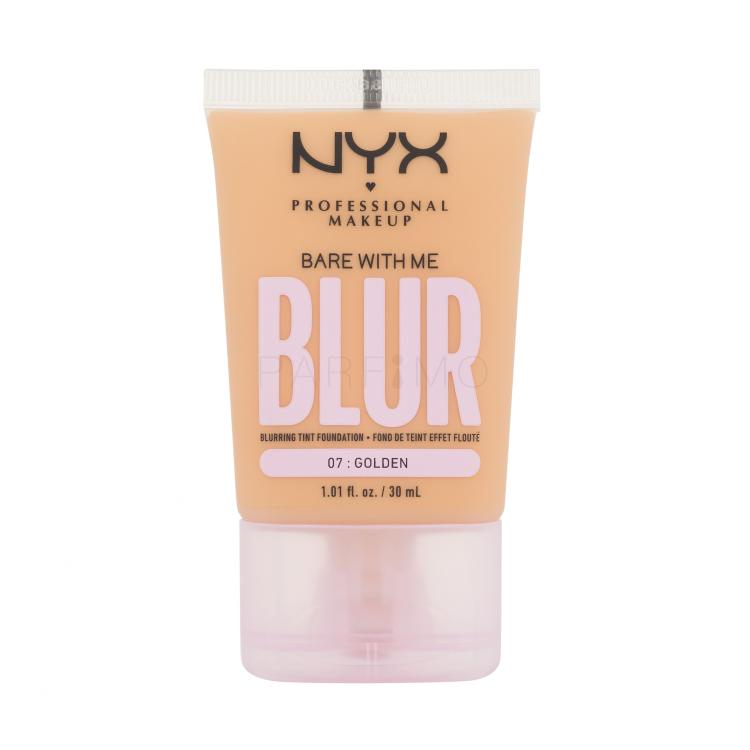 NYX Professional Makeup Bare With Me Blur Tint Foundation Foundation für Frauen 30 ml Farbton  07 Golden