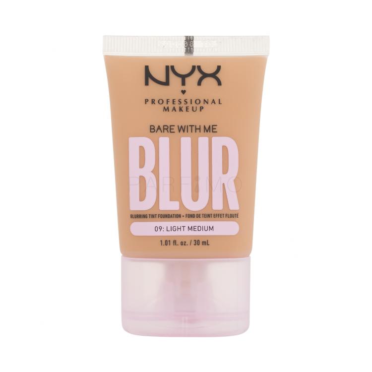 NYX Professional Makeup Bare With Me Blur Tint Foundation Foundation für Frauen 30 ml Farbton  09 Light Medium