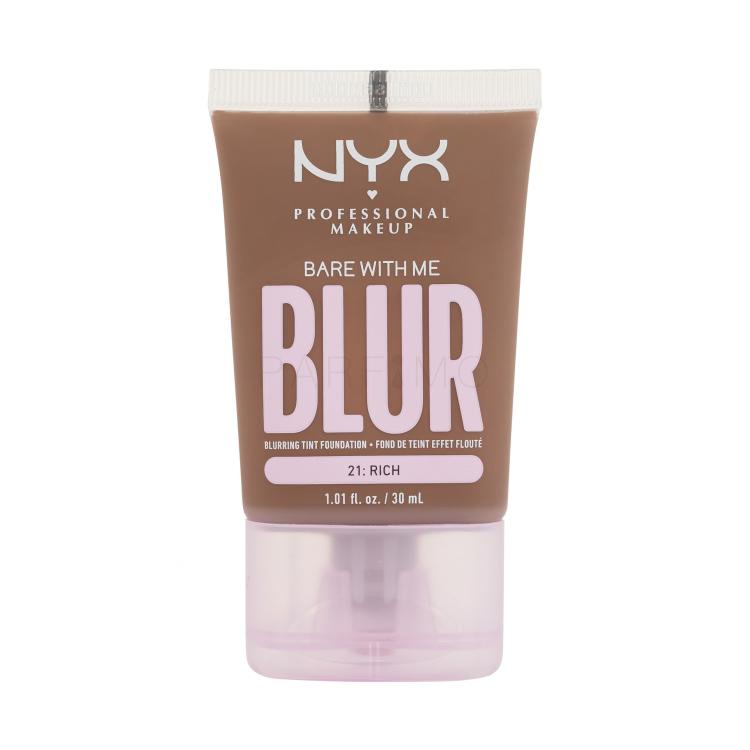 NYX Professional Makeup Bare With Me Blur Tint Foundation Foundation für Frauen 30 ml Farbton  21 Rich