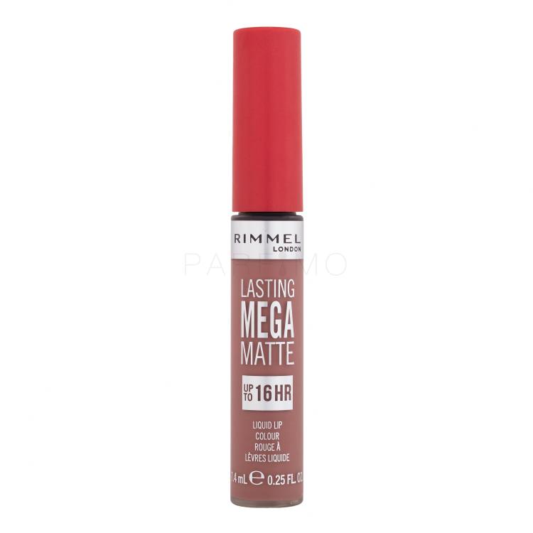 Rimmel London Lasting Mega Matte Liquid Lip Colour Lippenstift für Frauen 7,4 ml Farbton  Strapless