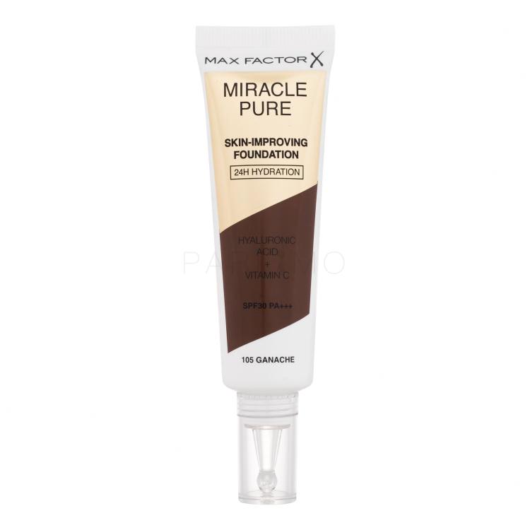 Max Factor Miracle Pure Skin-Improving Foundation SPF30 Foundation für Frauen 30 ml Farbton  105 Ganache