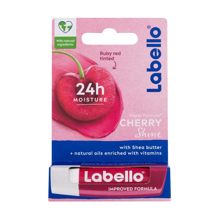 Labello Cherry Shine 24h Moisture Lip Balm Lippenbalsam für Frauen 4,8 g