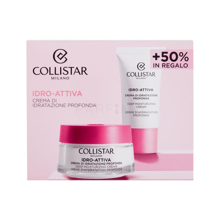 Collistar Idro-Attiva Deep Moisturizing Cream Geschenkset Tagescreme Idro-Attiva Deep Moisturizing Cream 50 ml + Tagescreme Idro-Attiva Deep Moisturizing Cream 25 ml