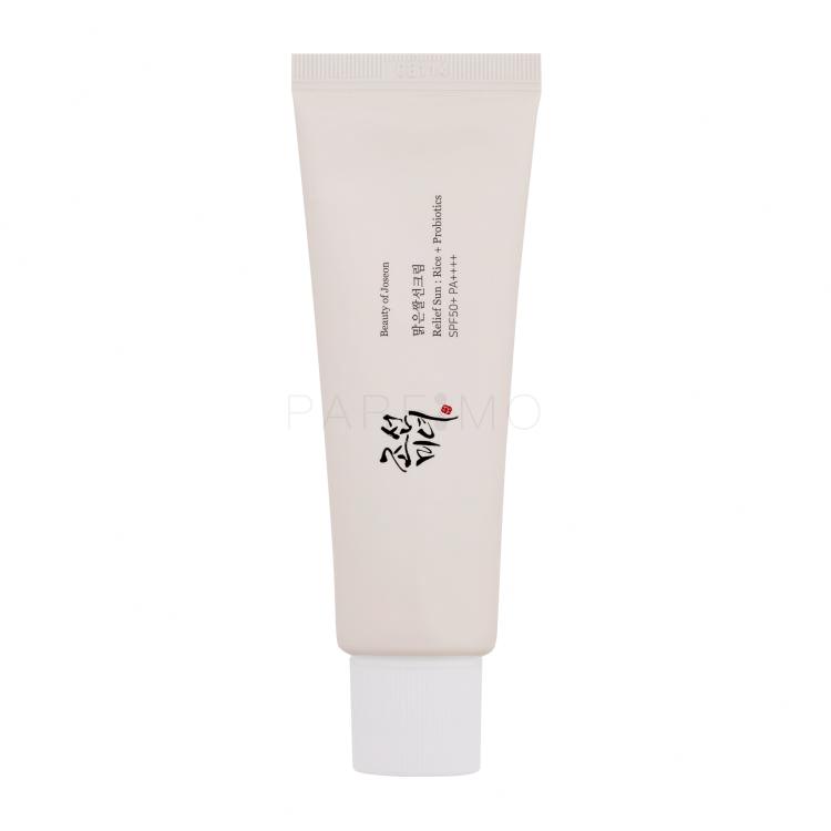 Beauty of Joseon Rice + Probiotics Relief Sun SPF50+ Sonnenschutz fürs Gesicht für Frauen 50 ml