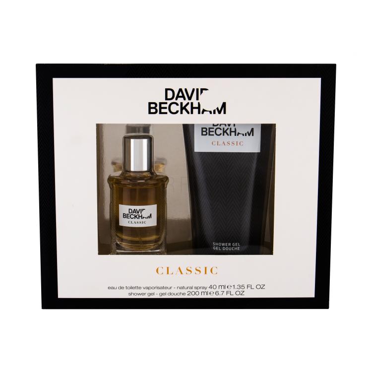 David Beckham Classic Geschenkset EdT 40ml + 200ml Duschgel