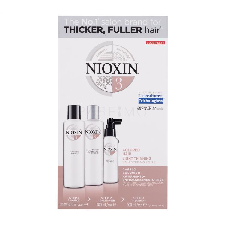 Nioxin System 3 Geschenkset System 3 Cleanser Shampoo 300 ml + System 3 Revitalising Conditioner 300 ml + Haarpflege System 3 Scalp &amp; Hair Treatment 100 ml