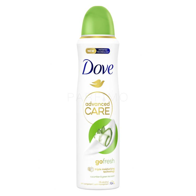 Dove Advanced Care Go Fresh Cucumber &amp; Green Tea 72h Antiperspirant für Frauen 150 ml