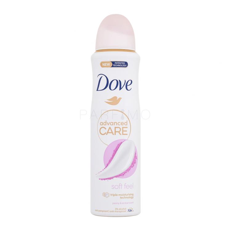 Dove Advanced Care Soft Feel 72h Antiperspirant für Frauen 150 ml